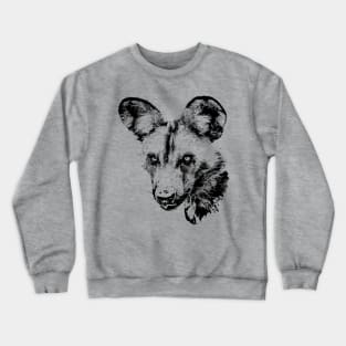 African Wild Dog | African Wildlife Crewneck Sweatshirt